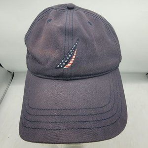 Nautica Dark Blue Hat Cap Adjustable Outdoors Casual Lightweight